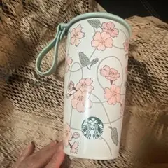 新品未使用♡スターバックス♡ストラップカップシェイプステンレスボトル355ml