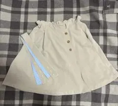 未使用ポンポネットジュニア スカート 160