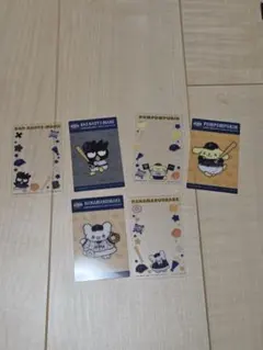 侍ジャパン タイトーくじ サンリオ バッドばつ丸 ポムポムプリン ハナマルオバケ