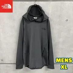 ノースフェイス　ストレッチフーディ　パーカー　グレー　メンズXL