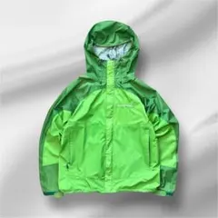 モンベル ナイロンジャケット シェルジャケット グリーン マウンテンジャケット