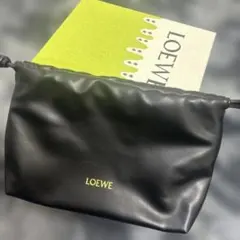 最終値下げ！美品/希少LOEWE レザートートバッグ アナグラム ブラック 