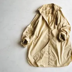 Plage プラージュ 製品加工 ロング シャツ ベージュ 日本製のサムネイル