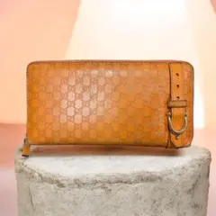 GUCCI グッチ 長財布 ラウンドファスナー オレンジのサムネイル