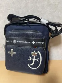 新品カステルバジャック CASTELBAJAC 縦型ショルダーバッグ 紺