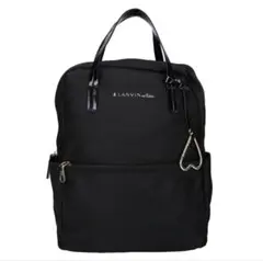 美品 LANVIN en Bleu トロカデロダリア レース リュックサック 黒