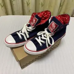 VANS オフ・ザ・ウォール ハイカットスニーカー ネイビー