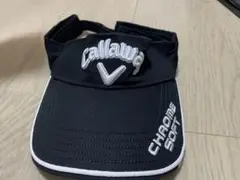 美品　未使用　Callaway CHROME SOFT バイザー ブラック