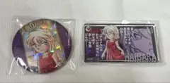 灰原哀　缶バッジ　アクリルブロック