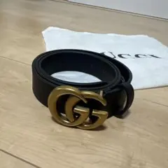 GGロゴ ベルト 40/100 ブラック