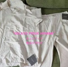 ★GELATO PIQUE HOMME★セットアップ リネン混 半袖 新品タグ付