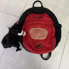 MAMMUT リュック ぬいぐるみ付き レッド/ブラック