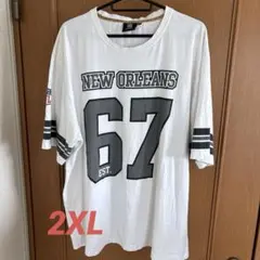 NFL New Orleans Saints Tシャツ 2XL フットボールTのサムネイル