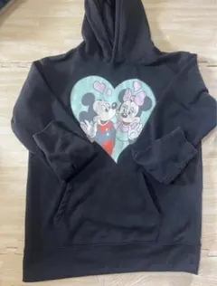 ミッキー ミニー ハートプリント パーカー
