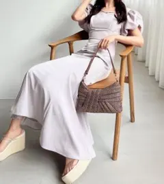 RESEXXY バブルスリーブマーメイドワンピース