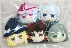 東方 フェイスぬいぐるみキーホルダー 5点セット