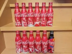 コカ・コーラ 地域限定デザインボトル 12セット 空缶