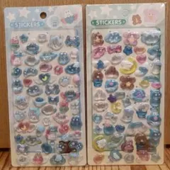 ３Ｄシール　立体シールセット　２枚