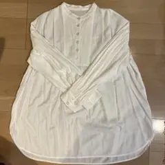 Cheek ホワイト 長袖 シャツ ピンタックデザインのサムネイル