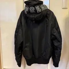 【希少】オールド SUPREME MA-1型 ブルゾンジャケット 墨黒 L 希少】オールド SUPREME MA-1型 ブルゾンジャケット 墨黒 L 2025