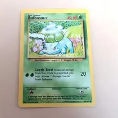 ポケモンカード フシギダネ Bulbasaur 40HP 英語版 44/102