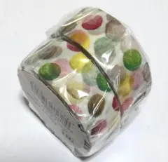 カモ井 mt マスキングテープ 百年百円市 まめまめ柄 五色豆 2本