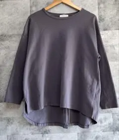 ユナイテッドアローズ　アデイインザライフ　レディース　カットソー ロンT グレー