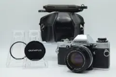 ☆ OLYMPUS OM-1 (革ケース付) + ☆ 標準レンズ 50mm - メルカリ