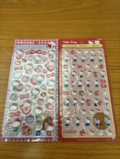 赤キティ　セット　正規品　ボンボンドロップシール