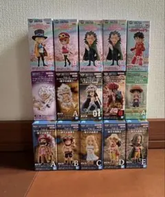 ワンピース ワールドコレクタブルフィギュア15種セット まとめ売り