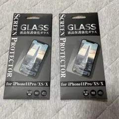 強化ガラス保護フィルム iPhone 11 Pro / XS / X用