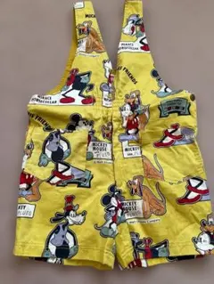 ミッキーマウス柄オーバーオール 120サイズ