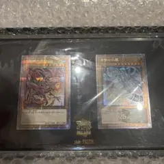遊戯王 スペシャルカードセット 真紅眼の黒竜＆青眼の白龍 シリアル