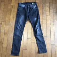 ZARA MAN ストレッチ フェードブラックデニム スキニージーンズ W31￼