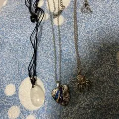 天然石のネックレスと色々セット ３点