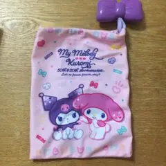 マクドナルド ハッピーセット マイメロディ＆クロミ　巾着袋　きんちゃく袋