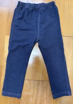 UNIQLO ベビー 10分丈レギンス デニムライク