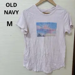 OLD NAVY（M）ピンク 半袖Tシャツ プリントTシャツ
