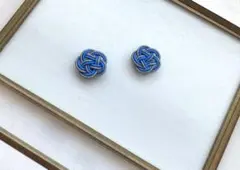 水引アクセサリーピアス・イヤリング　花　カメリア　結婚式　七五三　浴衣　披露宴