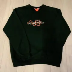 FLATLUX トレーナー(ダークグリーン) ブランド風