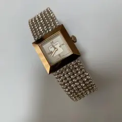 稼働品】Swarovski エリス ラインストーンベルト 腕時計 - メルカリ