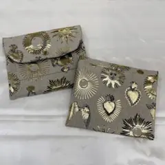 【ハンドメイド品】フラップポーチ マルチケース