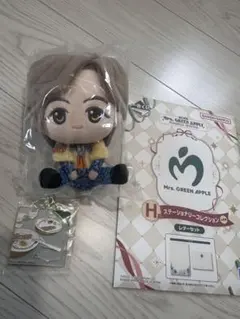 ミセス　藤澤涼架ぬいぐるみマスコット A賞　Ｆ賞メタルチャーム　H賞レターセット