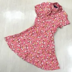 【ポロラルフローレン】POLO ワンピース　花柄　半袖　サイズ6