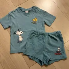 H&M スヌーピー PEANUTS セットアップ 3点セット 80-90