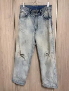 ANCELLM SELVEDGE DENIM STRAIGHT 5P PANTSのサムネイル
