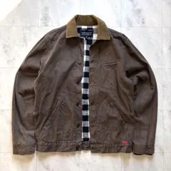 【00s】old stussy デトロイトジャケットタイプ 短丈 ブラウン M 2026年最新】stussy carhartt デトロイトジャケットの人気アイテム
