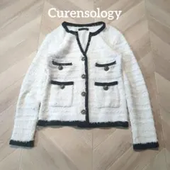 Curensology（カレンソロジー） モールツイードニットカーディガンのサムネイル