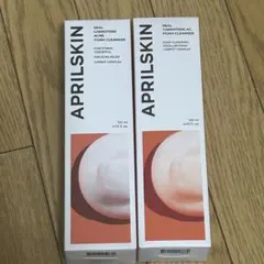 エイプリルスキン　リアルカロテンクレンジングフォーム 120ml 2本のサムネイル