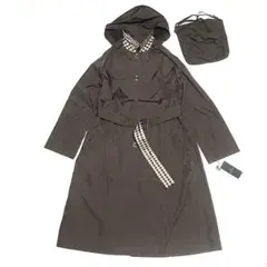 【札付き未使用品】アクアスキュータム　レイントレンチコート　ブラウン　M